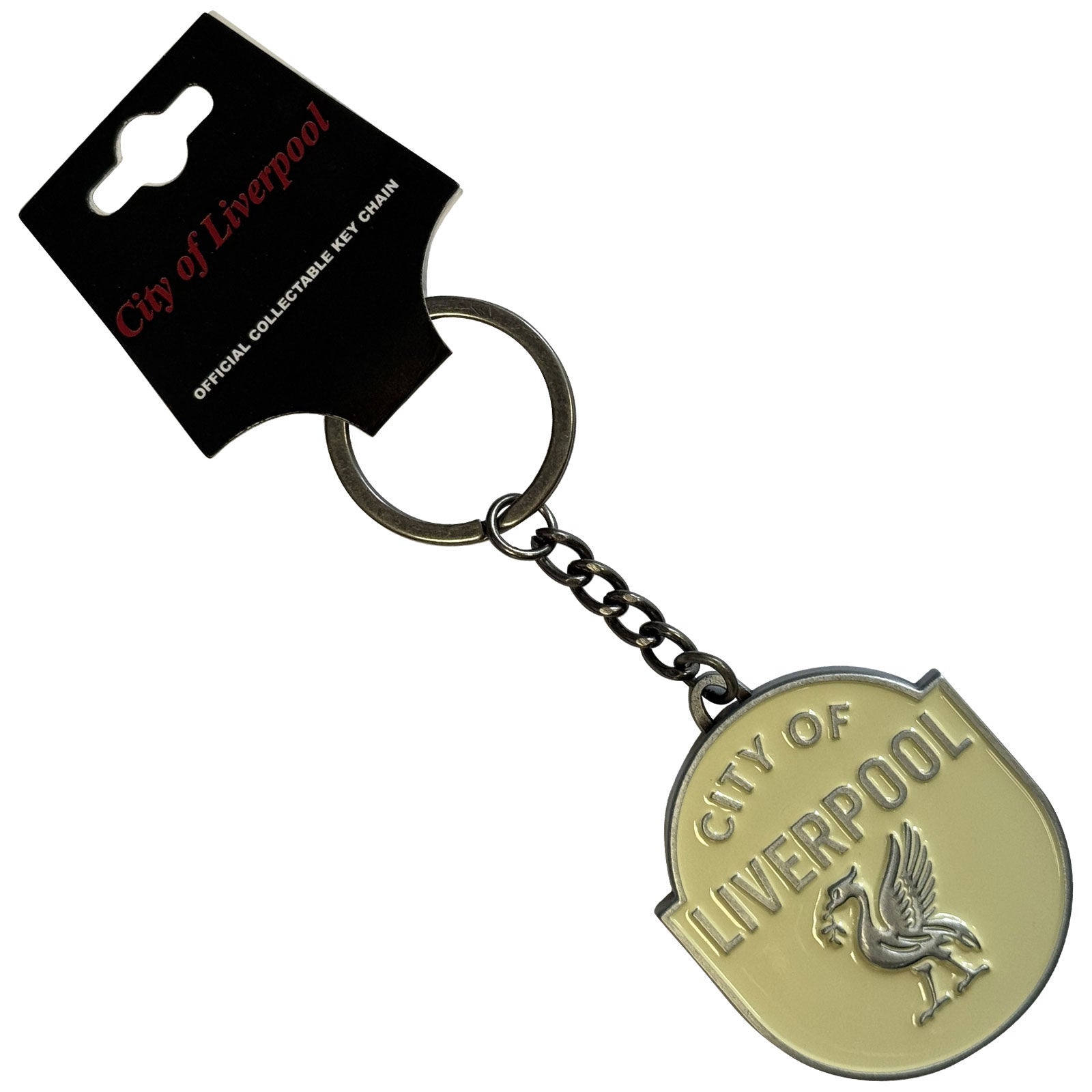 Rock Off: City Of Liverpool Emblem Nøglering – officielt merchandise