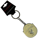 Rock Off: City Of Liverpool Emblem Nøglering – officielt merchandise