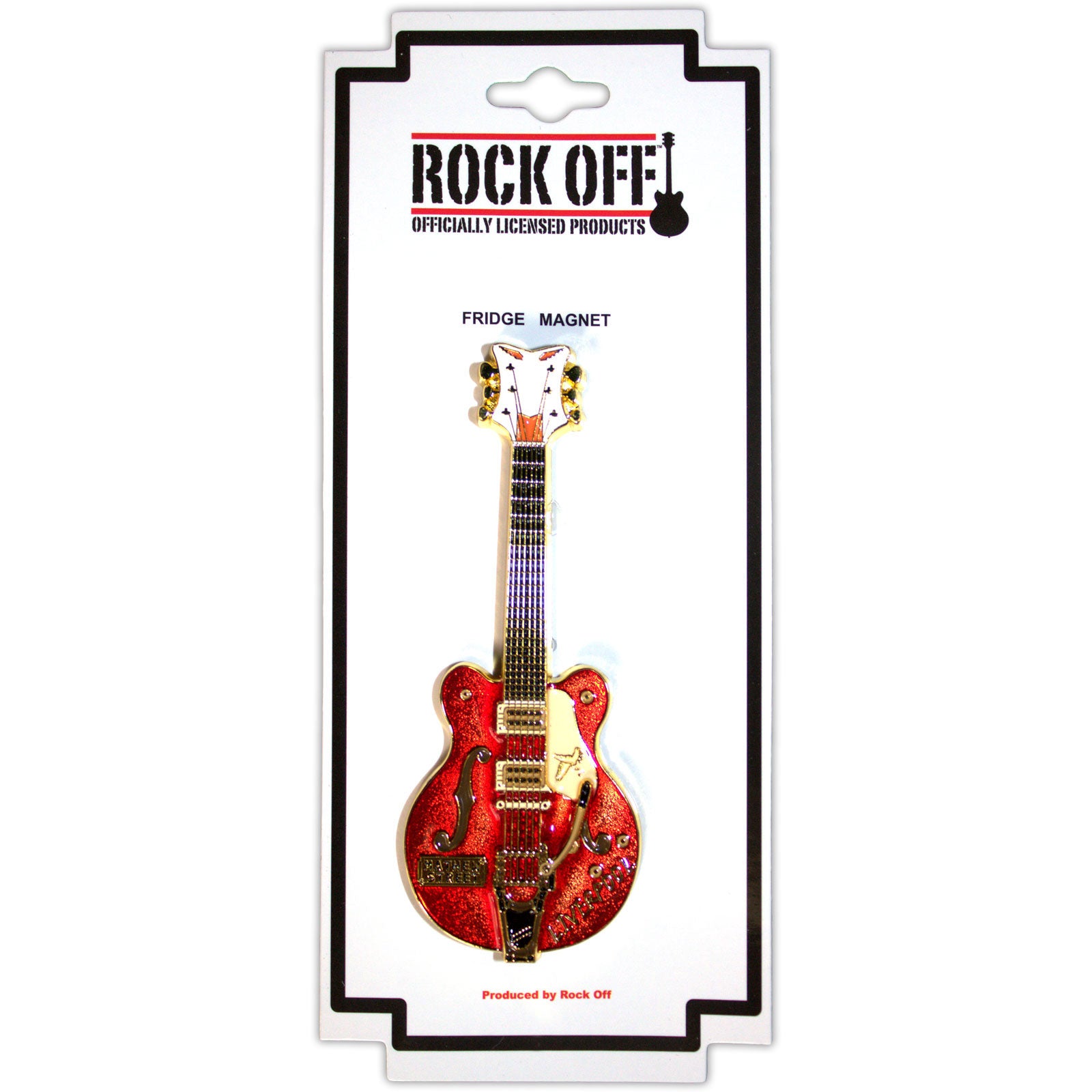 Rock Off: Mathew Street Rust Guitar Premium Fridge Magnet