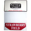 Rock Off: Strawberry Field Embossed Fridge Magnet (Die Stamping)