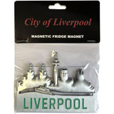 Rock Off: City Of Liverpool Skyline Magnet – officielt merchandise