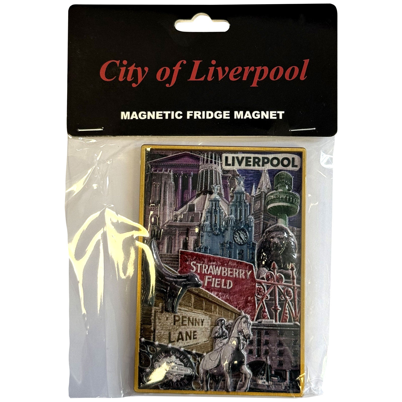 Rock Off: City Of Liverpool Landmarks Magnet – officielt merchandise