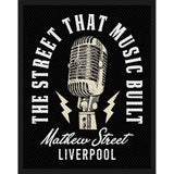 Rock Off: Mathew St Mic Street That Music Built Standard Patch