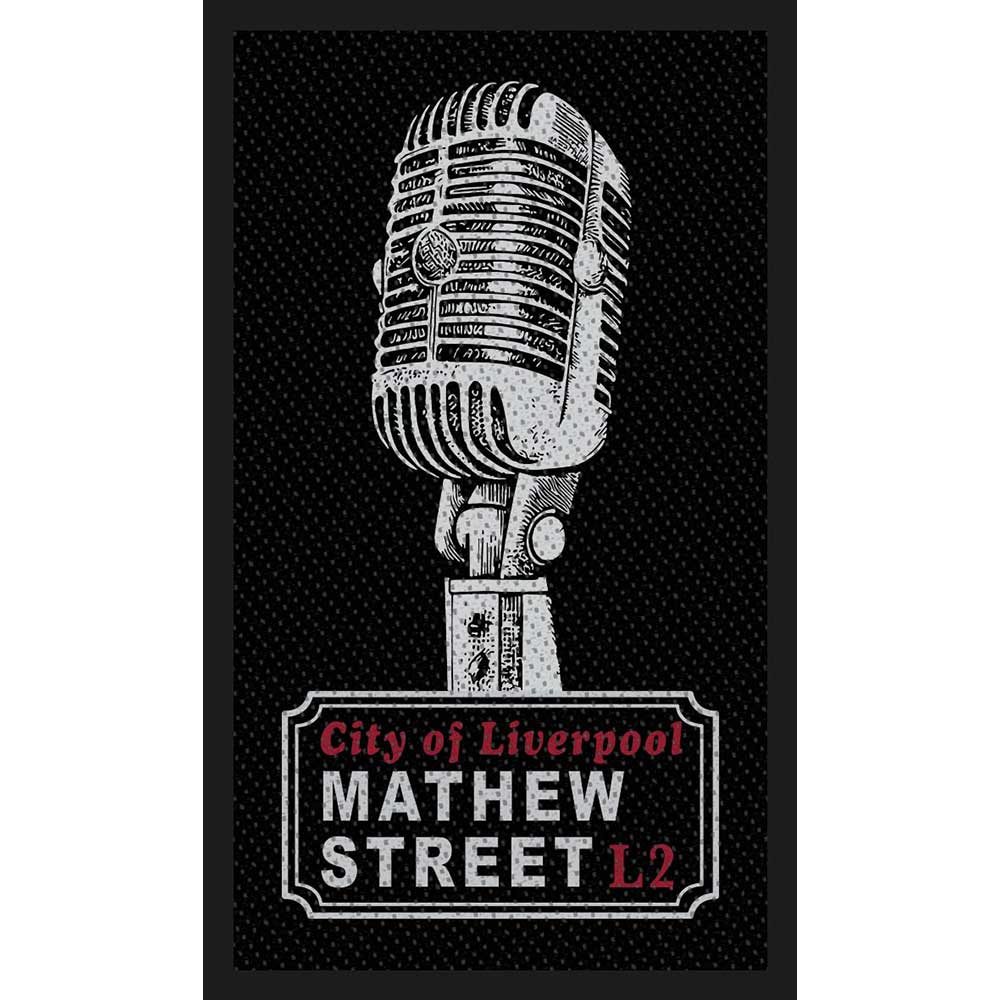 Rock Off: Mathew St Mic City Of Liverpool Standard Patch