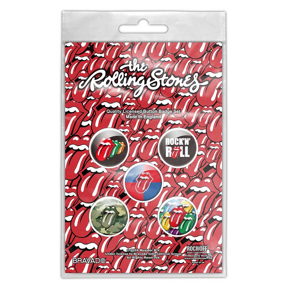 The Rolling Stones: Rock 'N' Roll Button Badge Pack