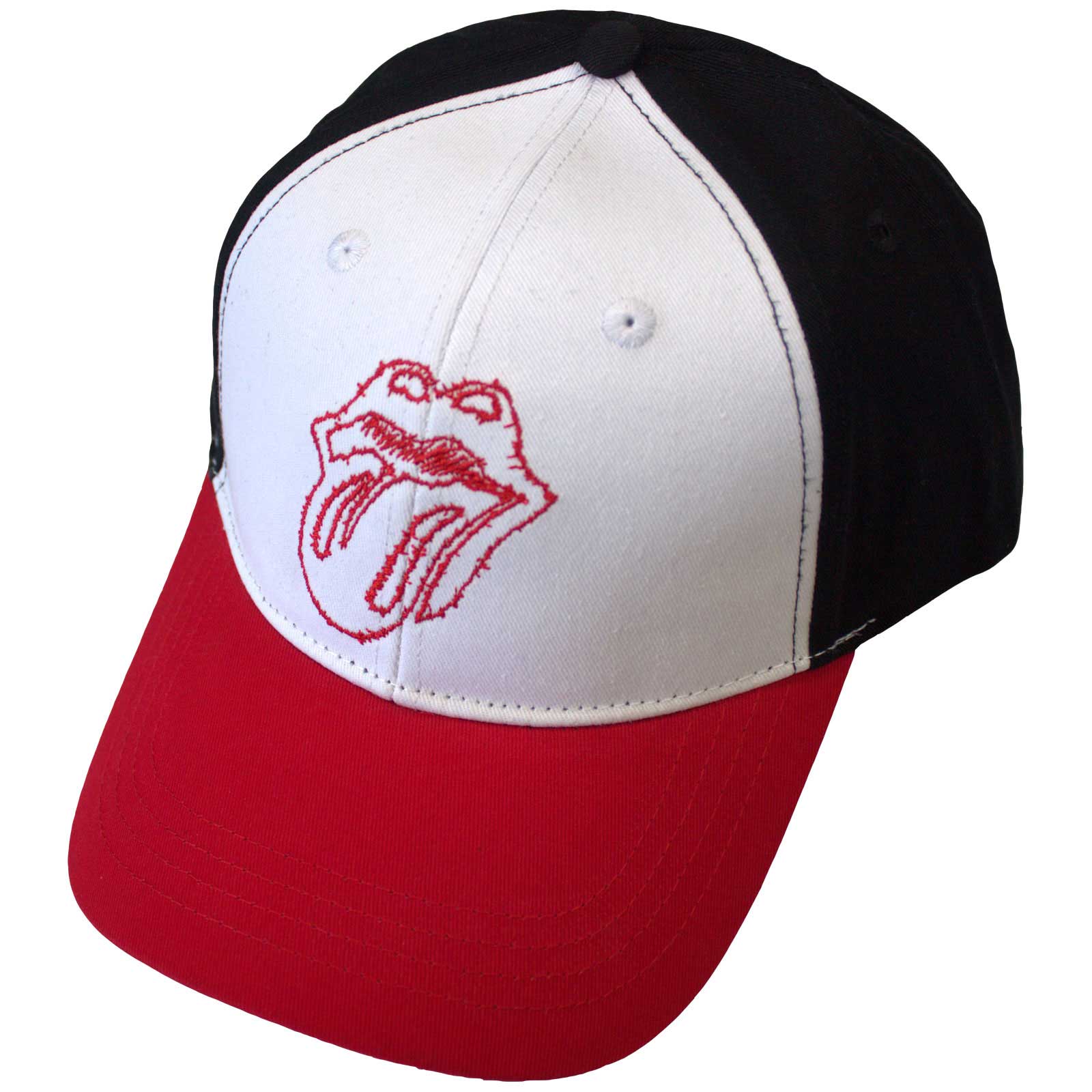 The Rolling Stones: Classic Tongue Outline Cap – officielt merchandise