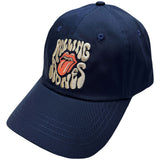 The Rolling Stones: Swirl Tongue Logo Cap – officielt merchandise