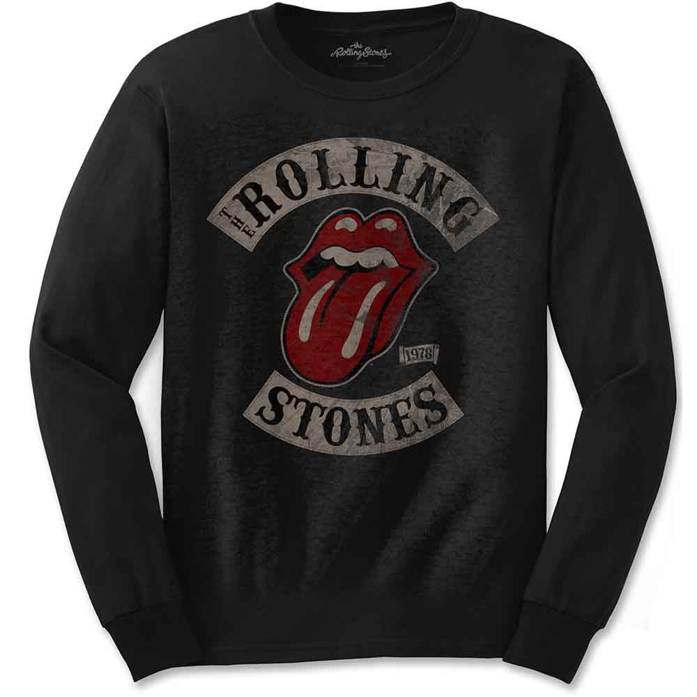 The Rolling Stones: Tour '78 Long Sleeve – officielt merchandise
