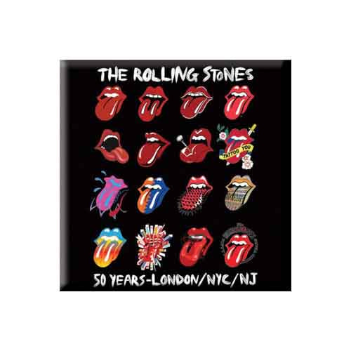The Rolling Stones: Tongue Evolution Magnet – officielt merchandise
