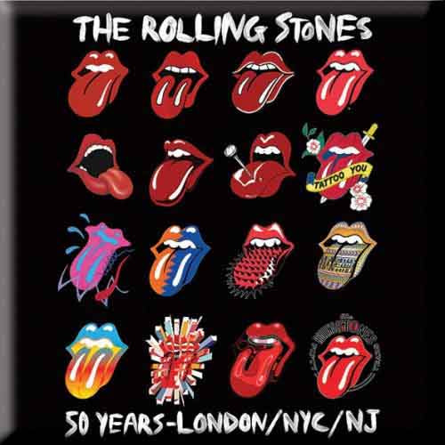 The Rolling Stones: Tongue Evolution Magnet – officielt merchandise