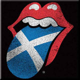 The Rolling Stones: Tongue Scotland Magnet – officielt merchandise