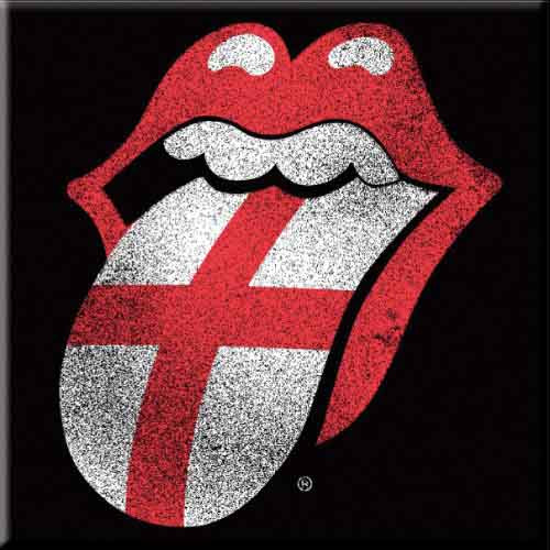 The Rolling Stones: Tongue England Magnet – officielt merchandise