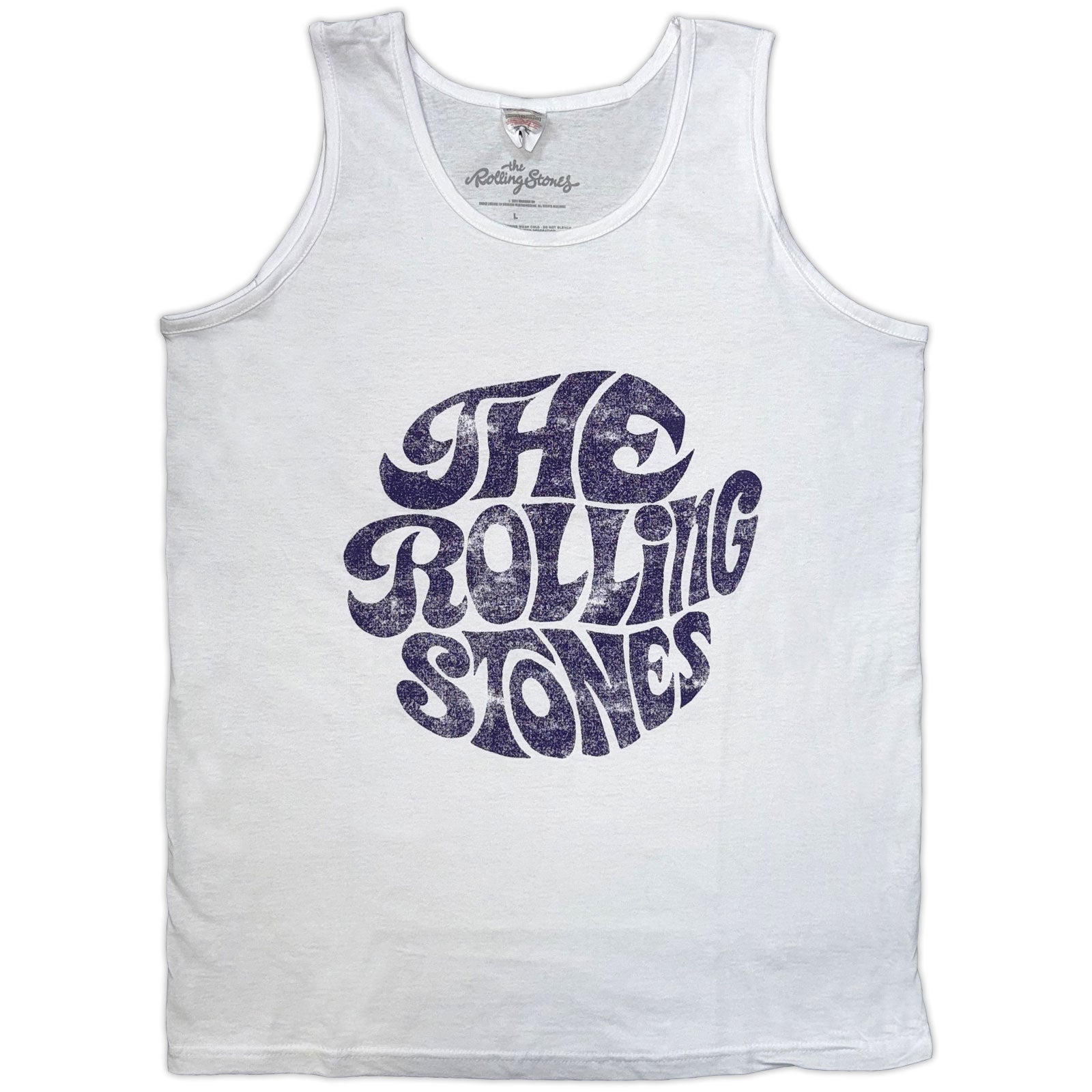 The Rolling Stones: Vintage 70s Logo (LOS) T-shirt – officielt merchandise