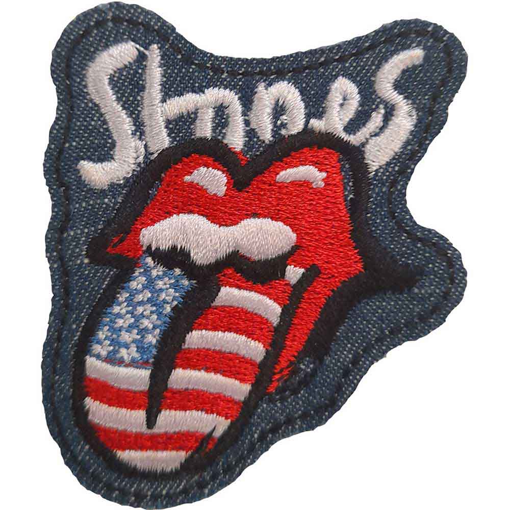 The Rolling Stones: Filter Flag Tongue Patch – officielt merchandise