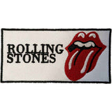 The Rolling Stones: Text Logo Patch – officielt merchandise
