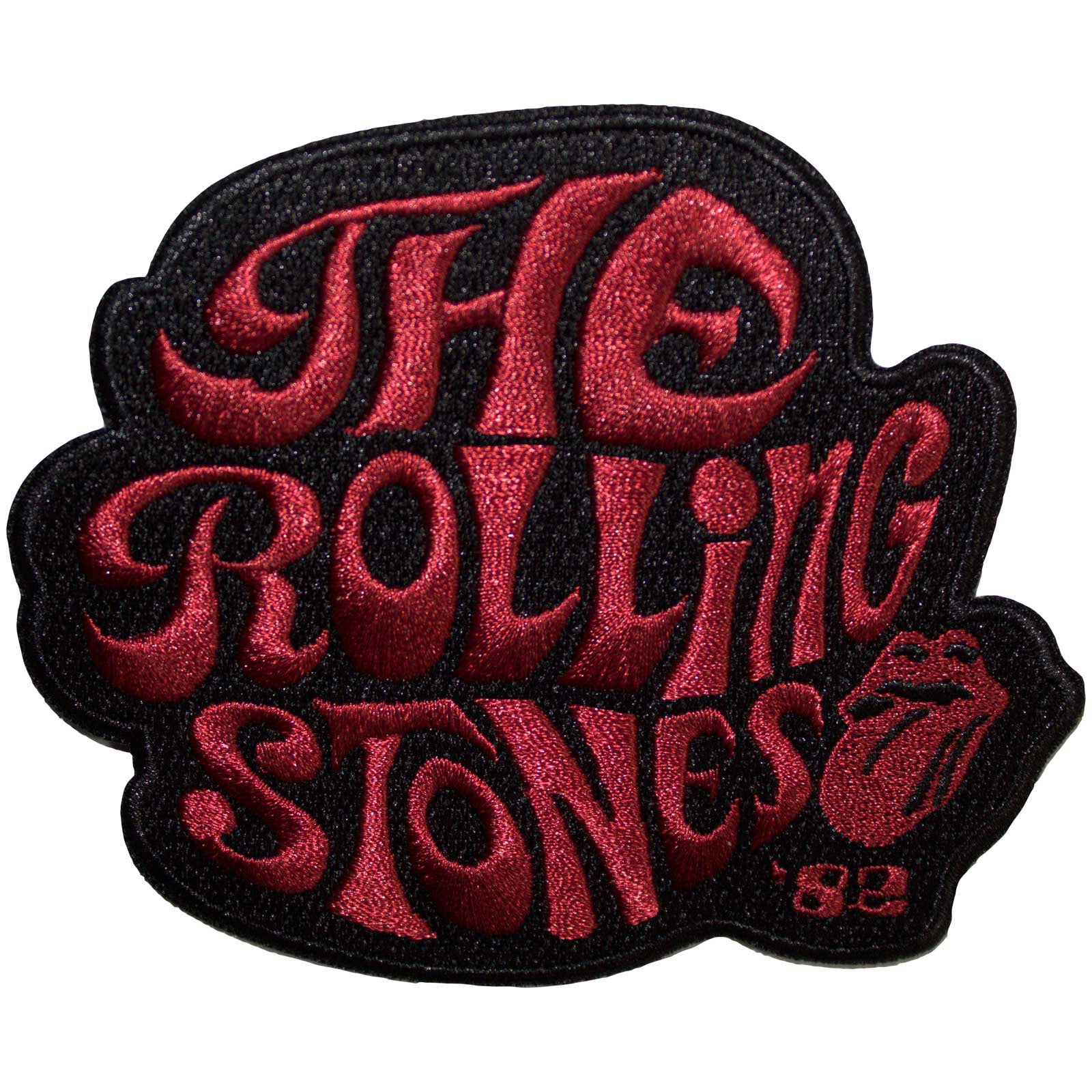 The Rolling Stones: Swirl Logo '82 Standard Patch