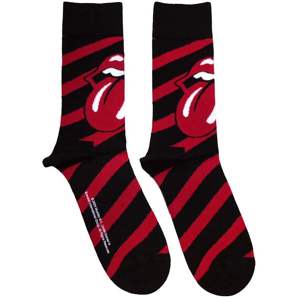 The Rolling Stones: Stripes (UK Size 4 - 7) Strømper – officielt merchandise