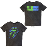 The Rolling Stones: Distorted Tongue (Charcoal Grey) T-shirt – officielt merchandise