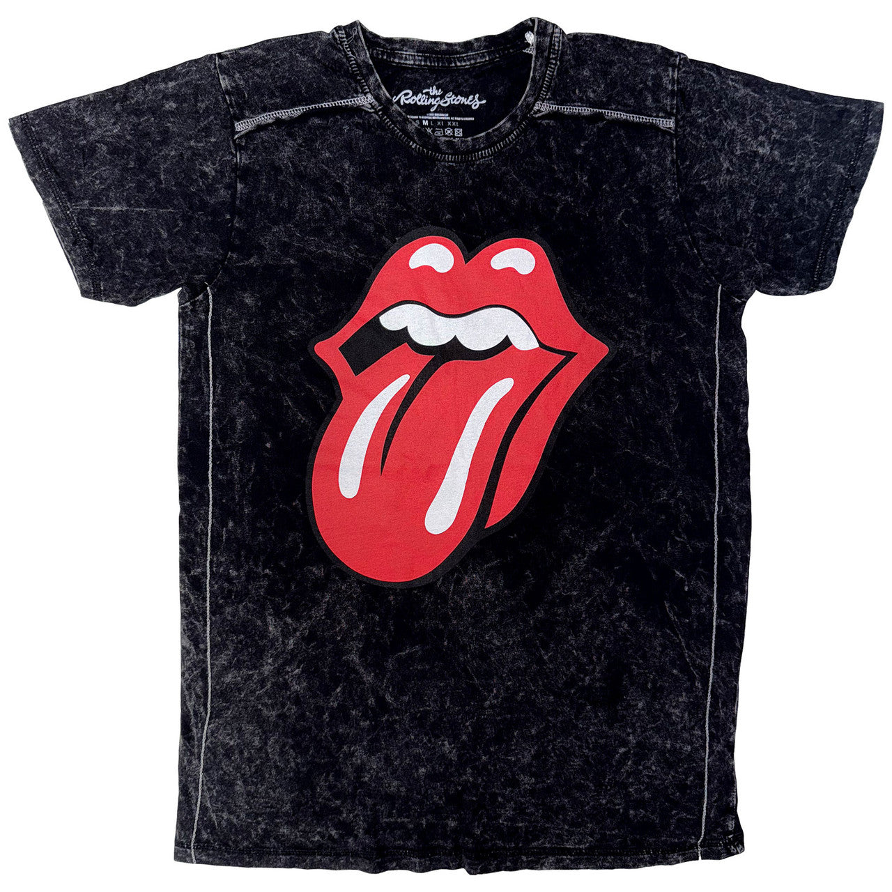 The Rolling Stones: Classic Tongue - Wash collection - T-shirt