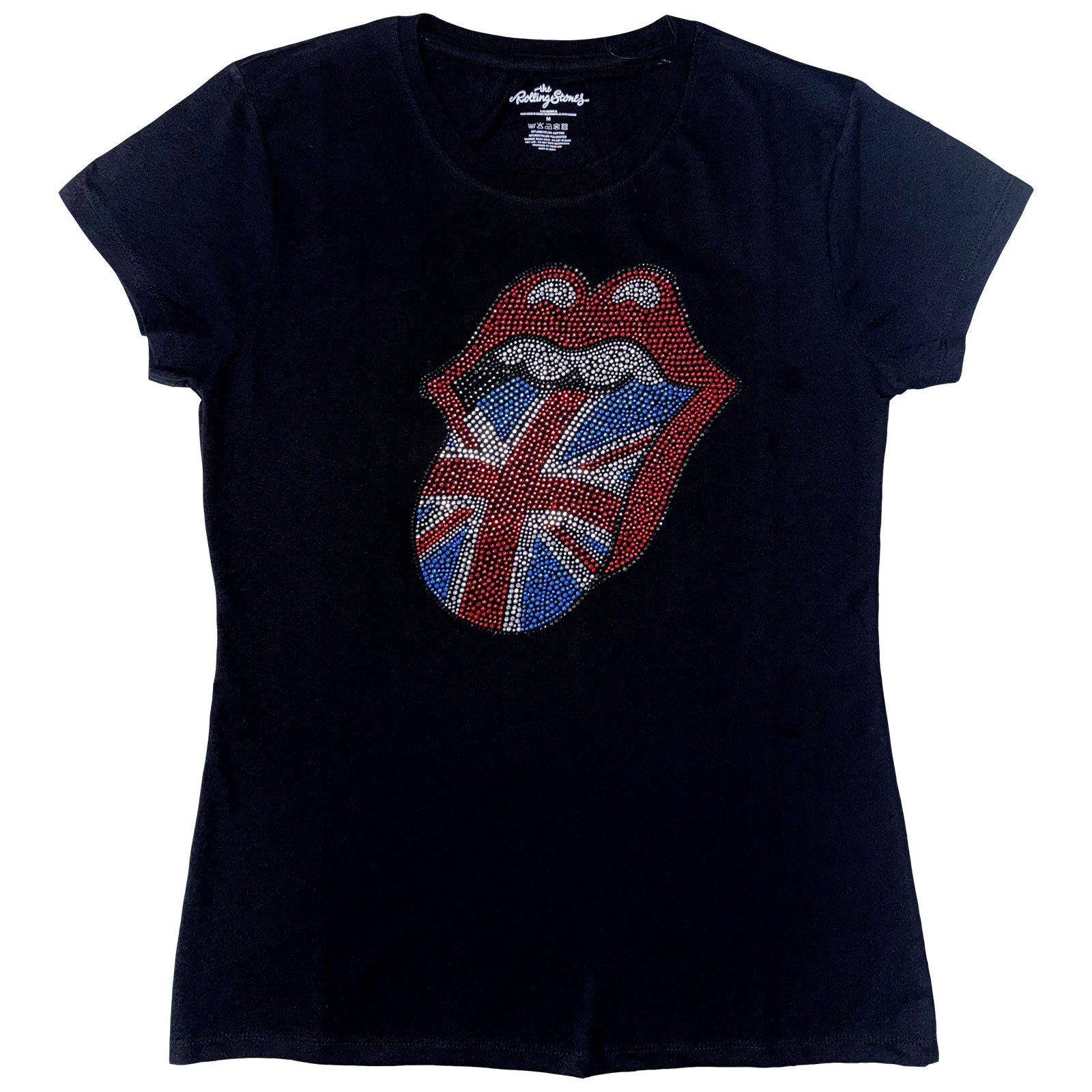The Rolling Stones: Classic UK (Embellished) T-shirt – officielt merchandise