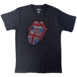 The Rolling Stones: Classic UK (Charcoal Grey) (Embellished) T-shirt – officielt merchandise