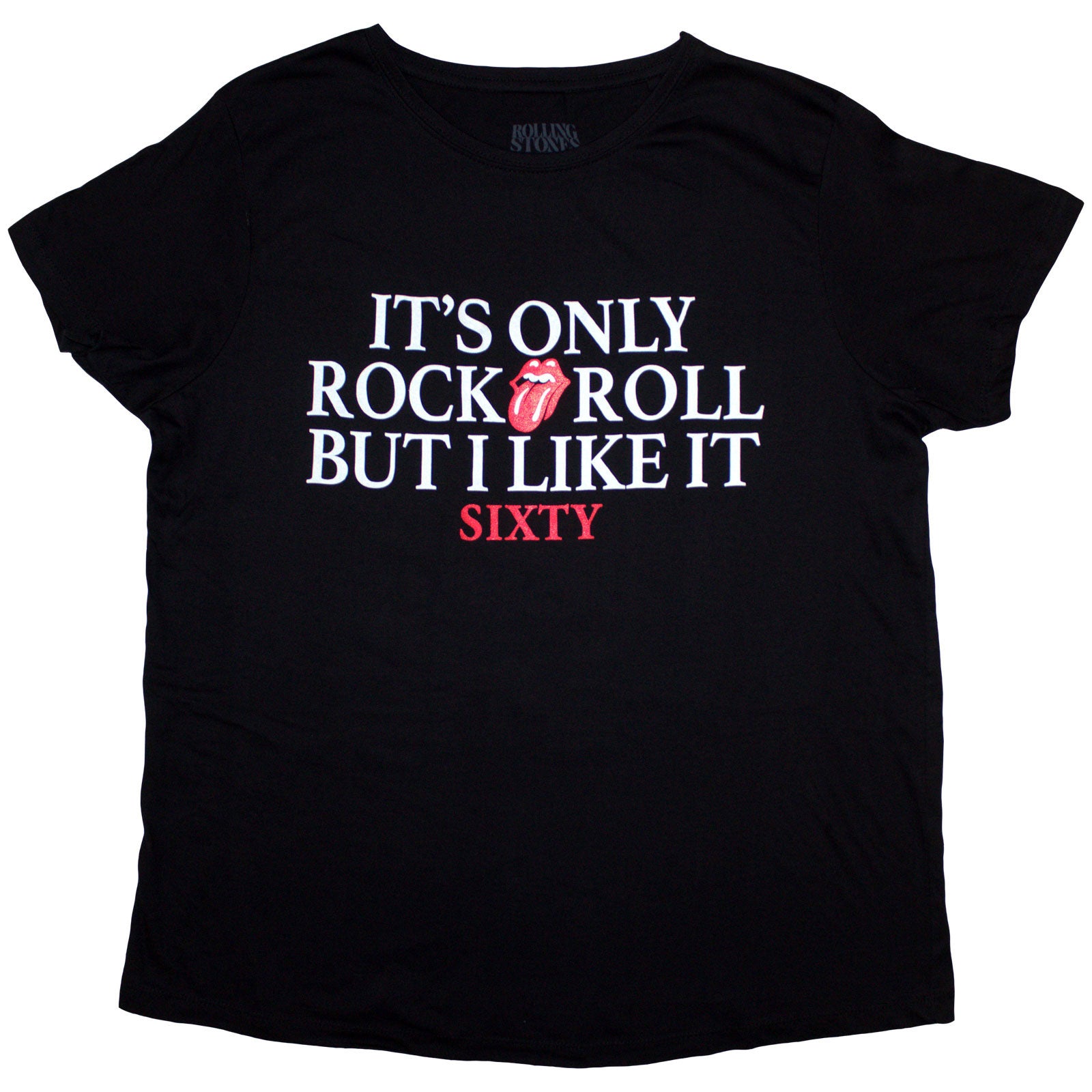 The Rolling Stones: Sixty It's only R&R but I like it Foiled Print (Embellished) T-shirt – officielt merchandise