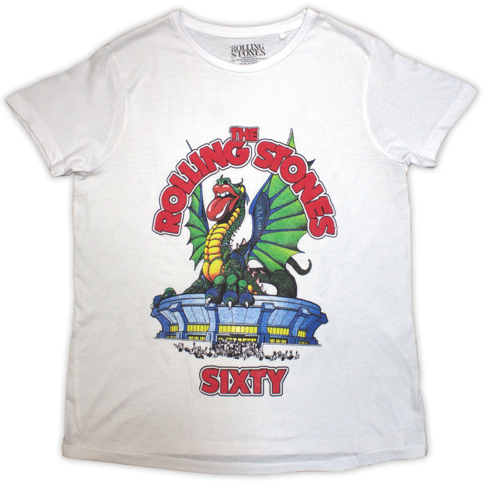 The Rolling Stones: Sixty Stadium Dragon (Embellished) T-shirt – officielt merchandise