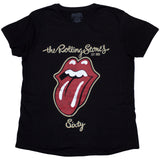 The Rolling Stones: Sixty Plastered Tongue (Embellished) T-shirt – officielt merchandise