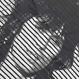 The Rolling Stones Unisex T-Shirt: Keith (Stribet sort/hvid)