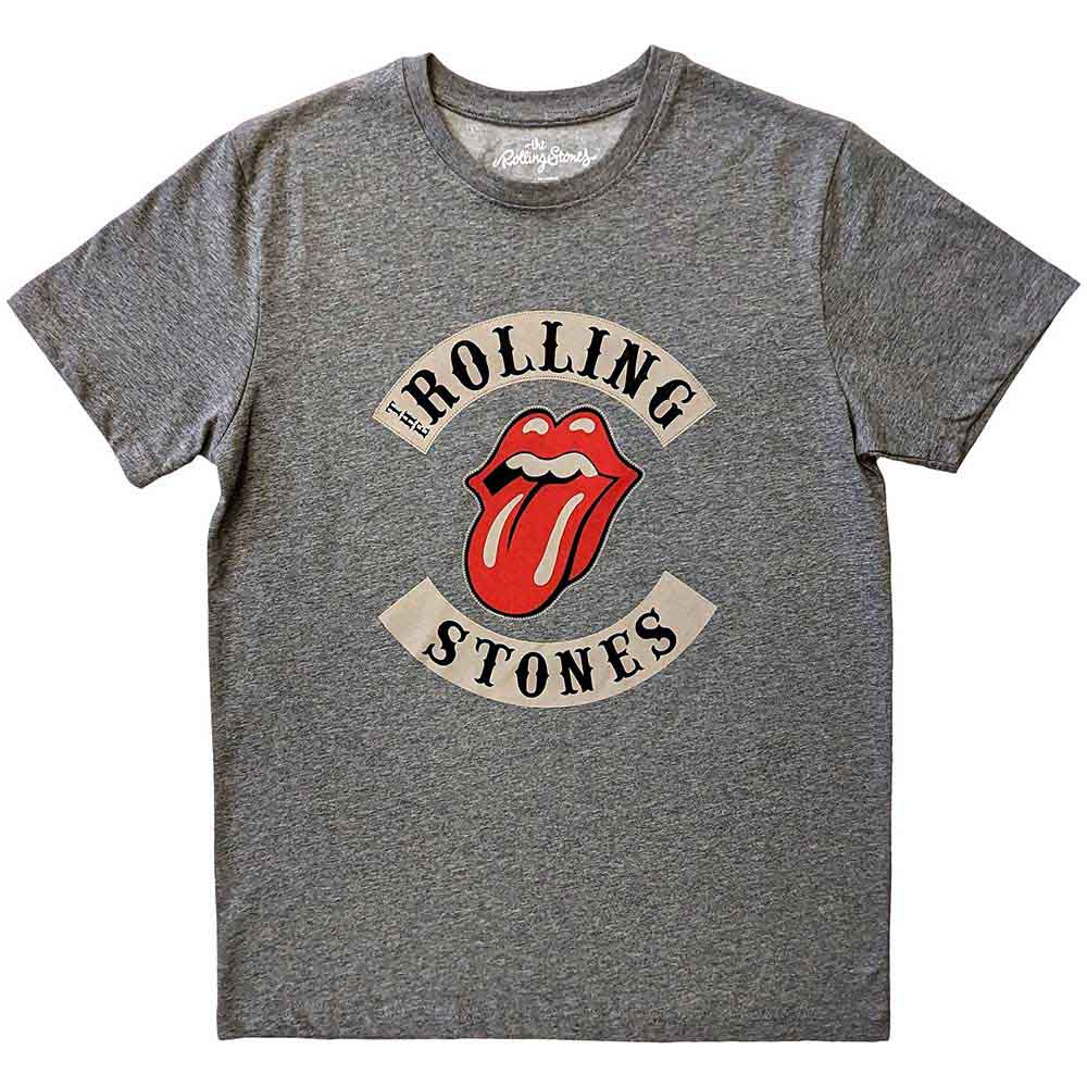 The Rolling Stones: Biker Tongue T-shirt – officielt merchandise
