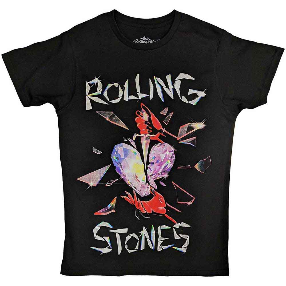 The Rolling Stones: Hackney Diamonds Heart T-shirt – officielt merchandise