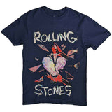 The Rolling Stones: Hackney Diamonds Heart T-shirt – officielt merchandise