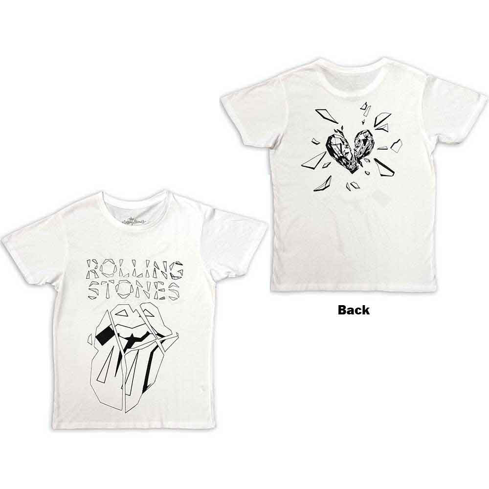 The Rolling Stones: Hackney Diamonds Diamond Tongue Outline T-shirt – officielt merchandise