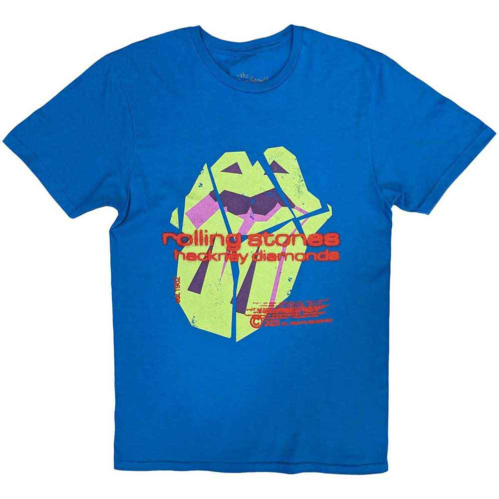 The Rolling Stones: Hackney Diamonds Neon Tongue T-shirt – officielt merchandise