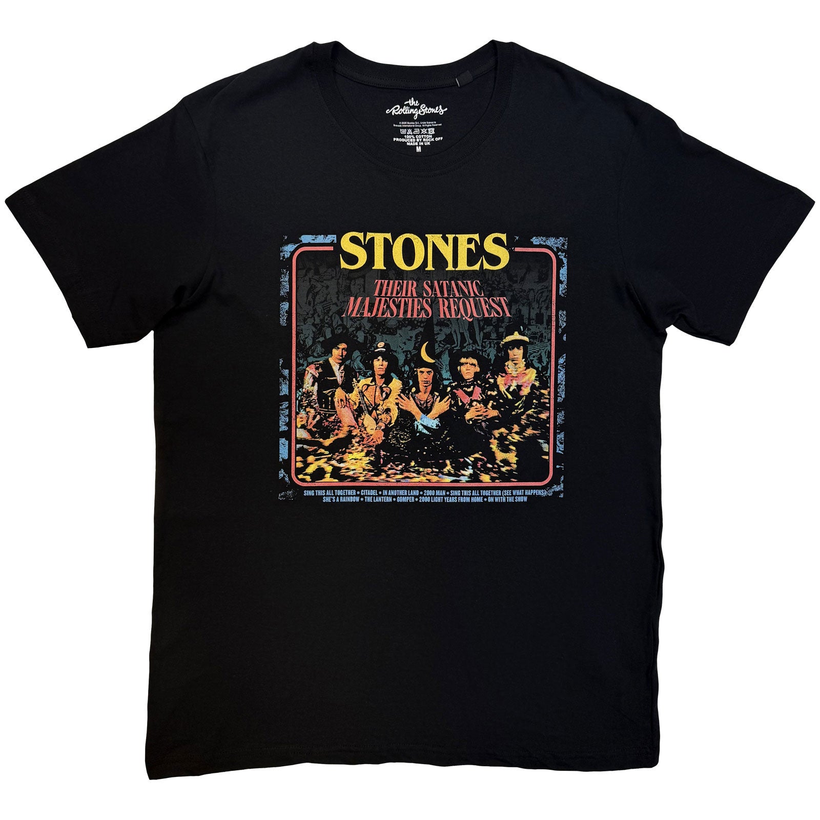 The Rolling Stones: Satanic Majesties T-shirt – officielt merchandise