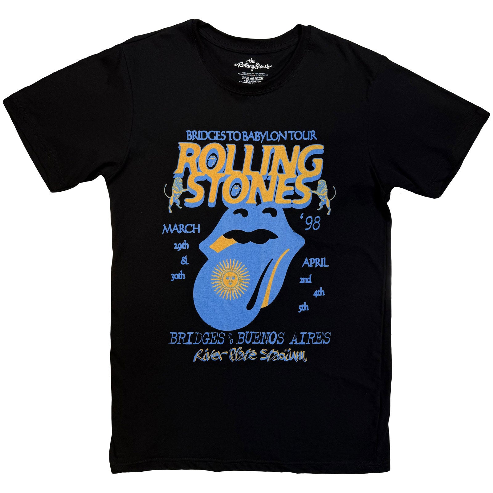 The Rolling Stones: River Plate Stadium T-shirt – officielt merchandise