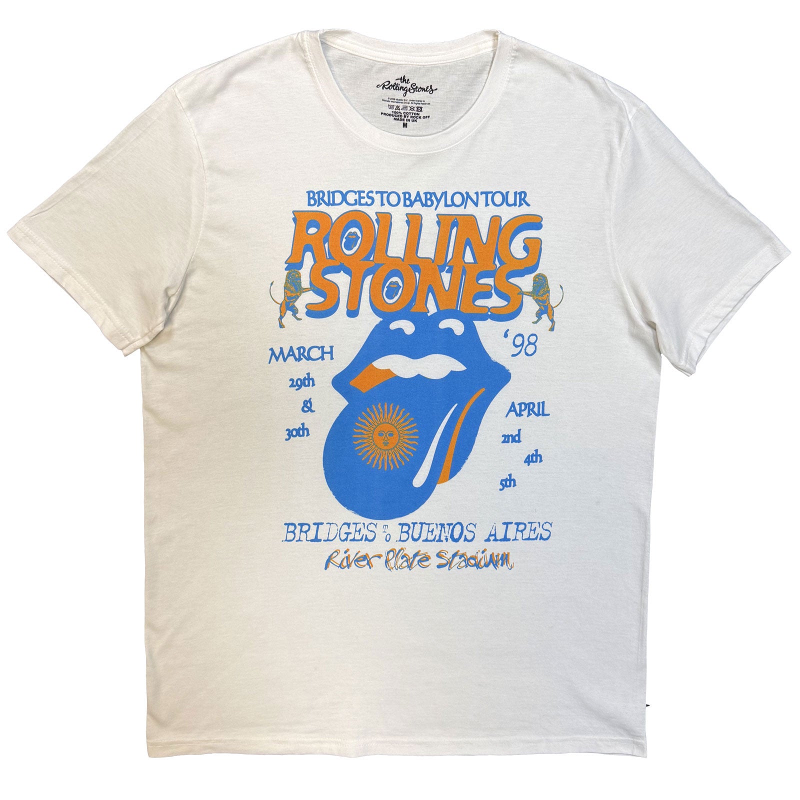 The Rolling Stones: River Plate Stadium T-shirt – officielt merchandise