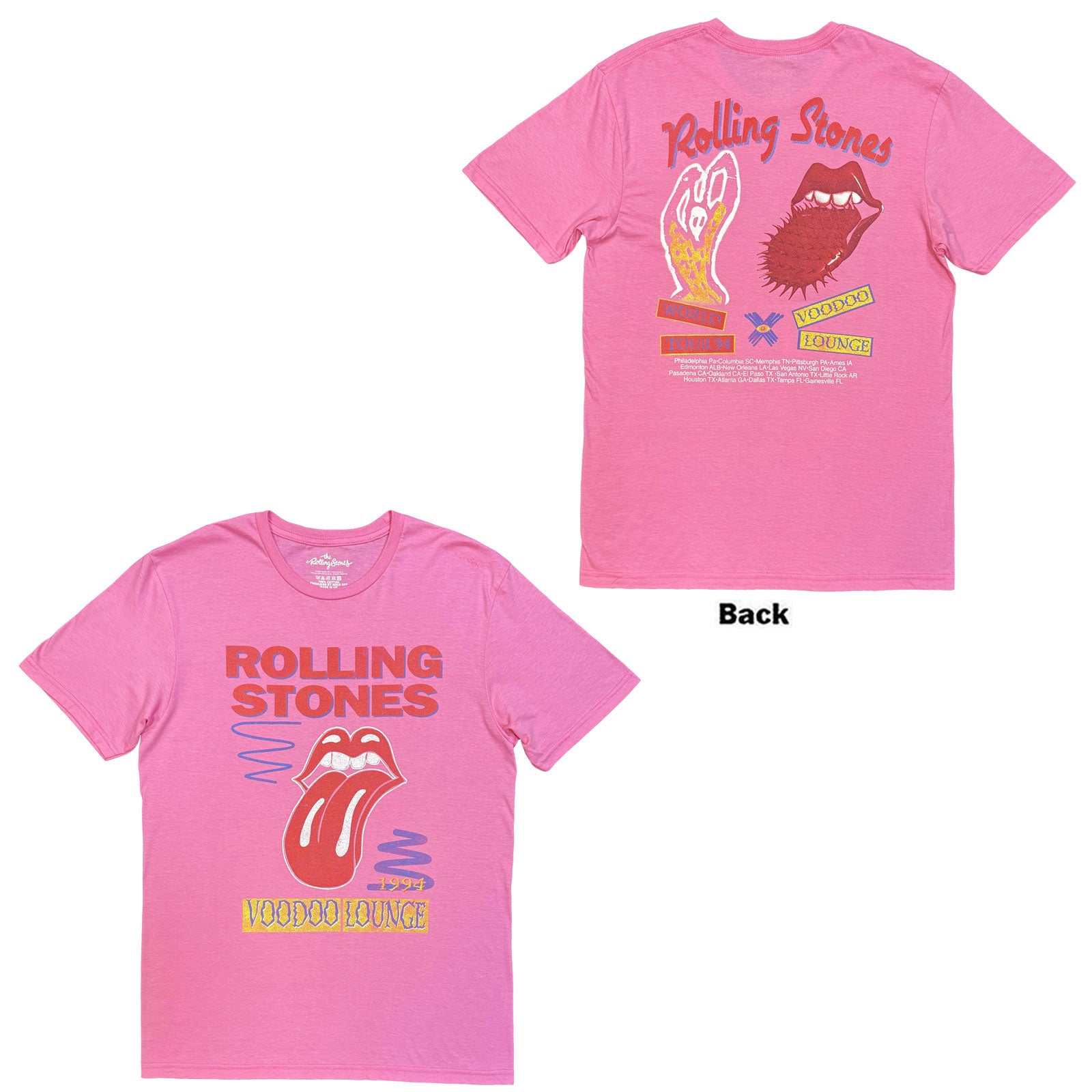 The Rolling Stones: Voodoo Lounge 1994 T-shirt – officielt merchandise
