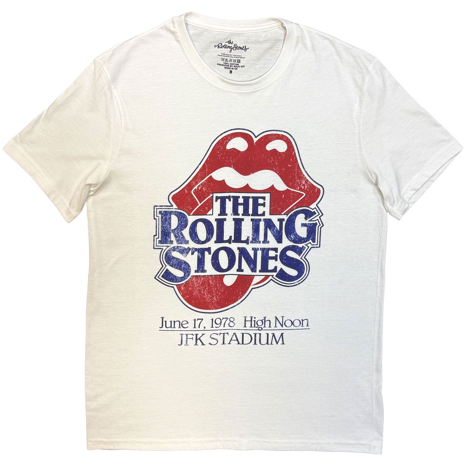 The Rolling Stones: High Noon JFK Stadium T-shirt – officielt merchandise