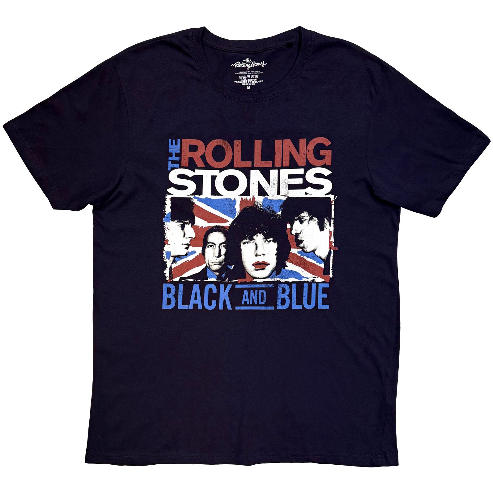 The Rolling Stones: Black And Blue T-shirt – officielt merchandise