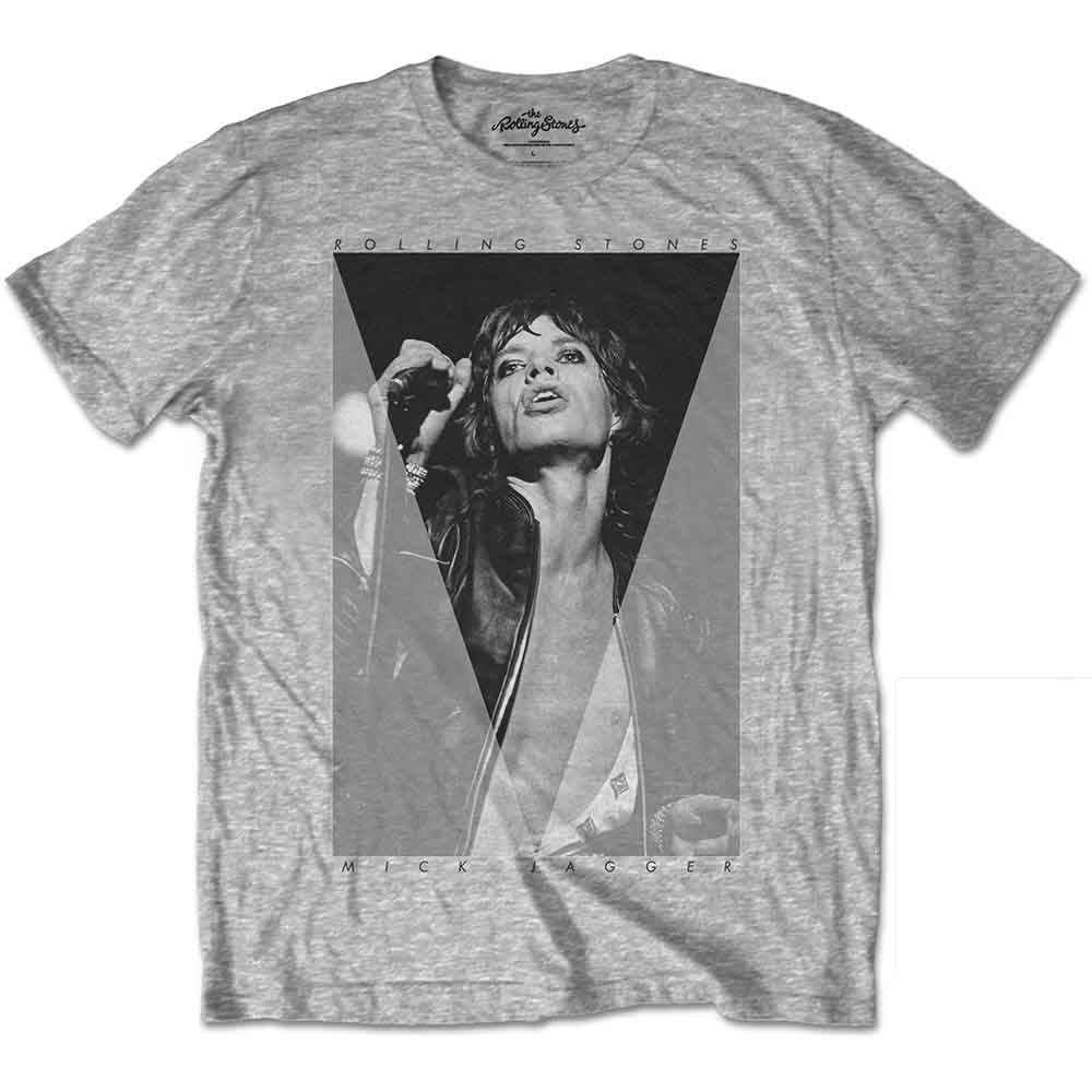 The Rolling Stones: Mick Triangle T-shirt – officielt merchandise