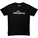The Rolling Stones: Logo Mono T-shirt – officielt merchandise
