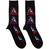Rob Zombie: Multicolour Repeats Ankle Socks
