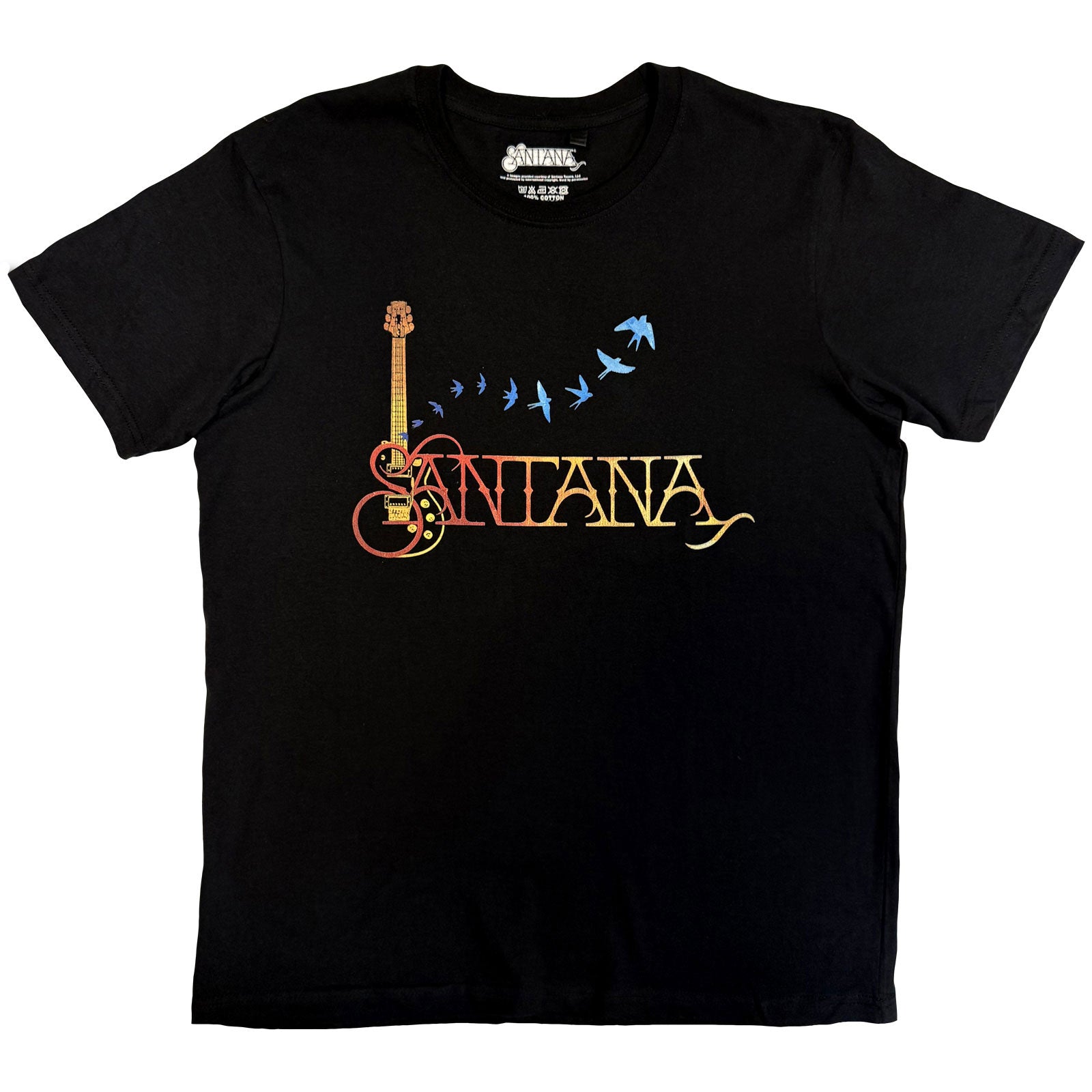Santana: Guitar & Birds T-Shirt