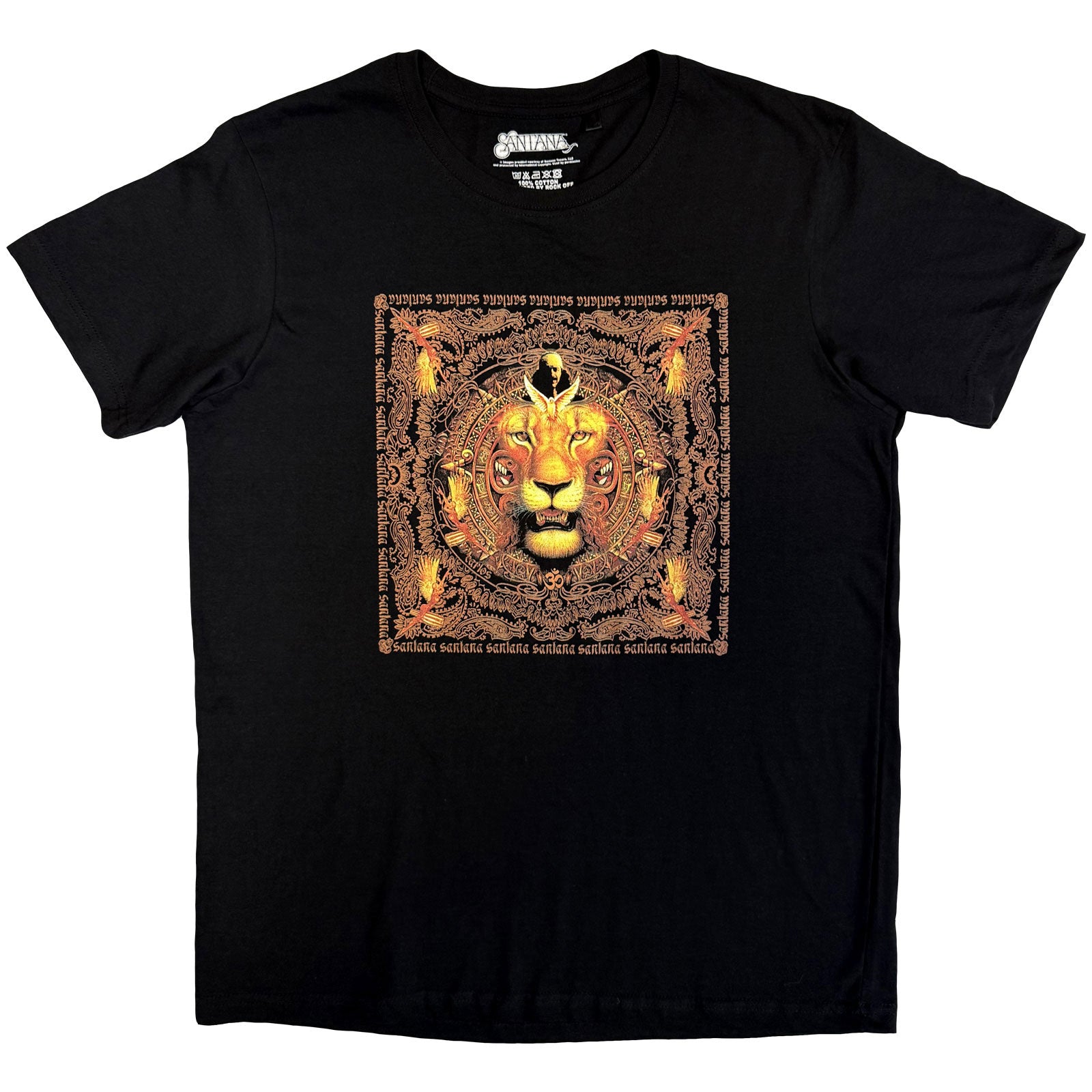 Santana: Lionhead Frame T-Shirt