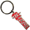 Saxon: Red Logo Keychain (Die Casting)