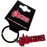 Saxon: Red Logo Keychain