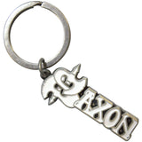 Saxon: White Logo Keychain (Die Casting)