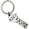 Saxon: White Logo Keychain (Die Casting)