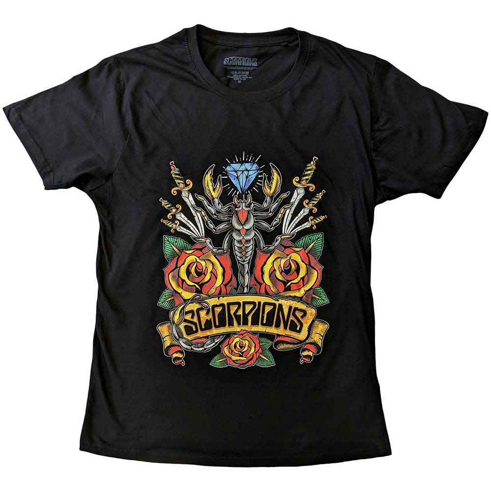 Scorpions: Traditional Tattoo T-shirt – officielt merchandise